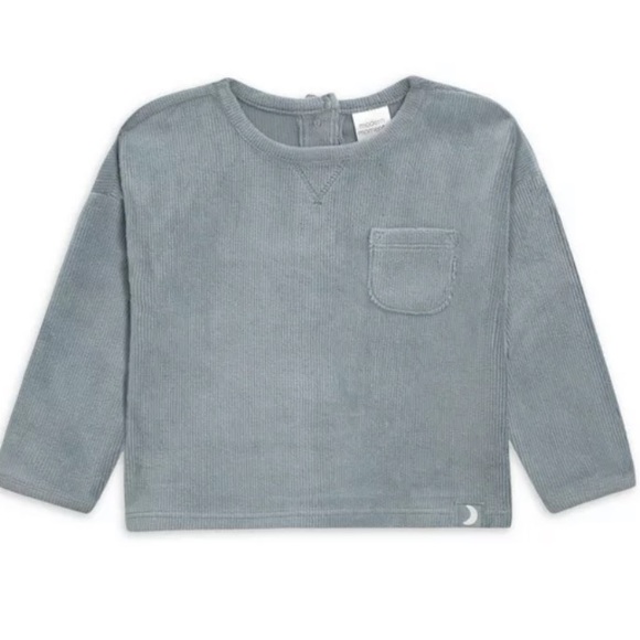 Gerber Baby Gender Neutral Long Sleeve Velour Top & Pant, 2-Piece Outfit Set - Picture 2 of 4